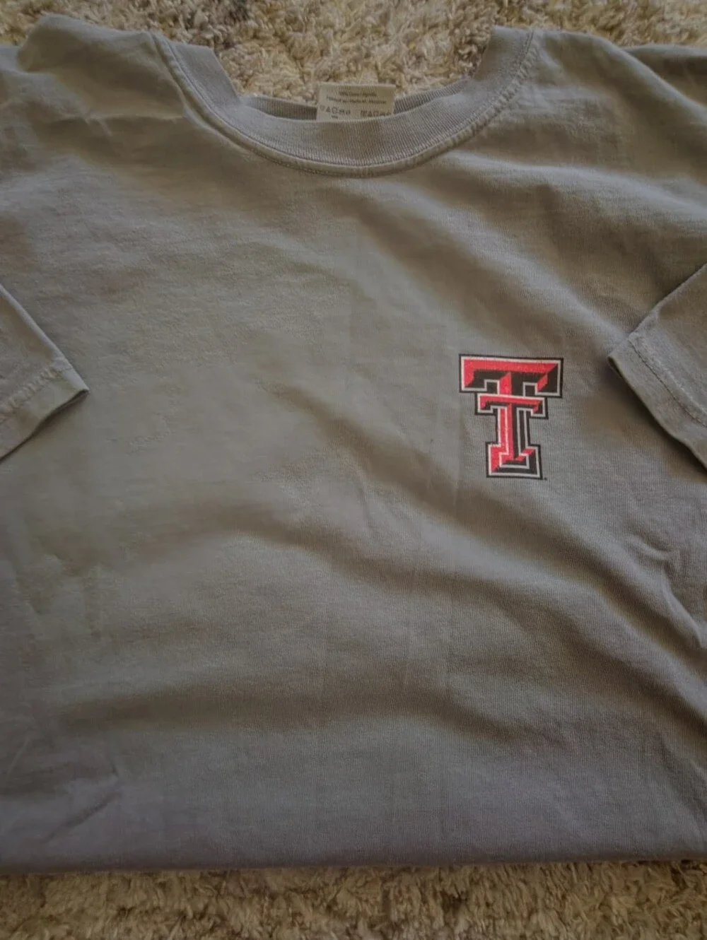 Texas Tech Gray Short-Sleeve Tee
